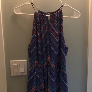 Cute lined maxi dress size medium